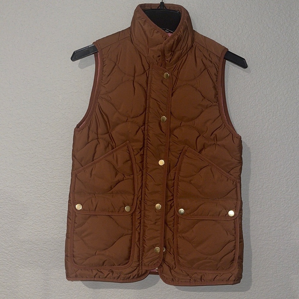 JCrew NWT Signature Puffer Vest Size XXS